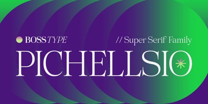 Pichellsio Font Poster 1