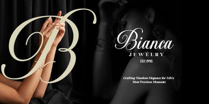 Castina Editorial Blur Script Font Poster 2