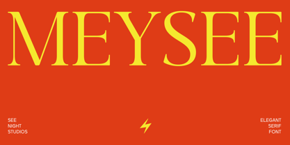 Meysee Font Poster 1
