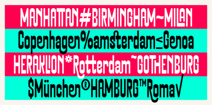 Nekto Font Poster 7