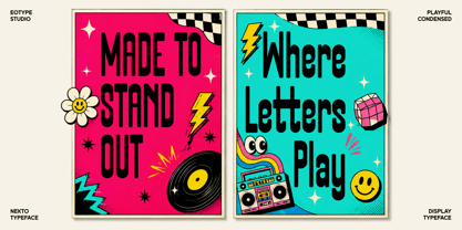 Nekto Font Poster 6