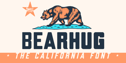 Bearhug Font Poster 1