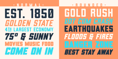 Bearhug Font Poster 2