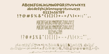 Snuggle Cat Font Poster 6