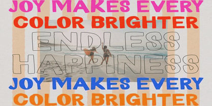 Sunvera Panected Outline Font Poster 7