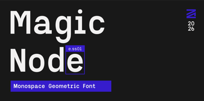 ZIA Magic Node Font Poster 1