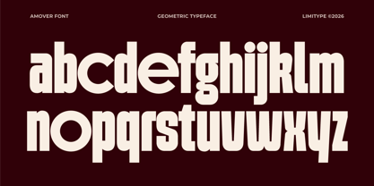 Amover Font Poster 8