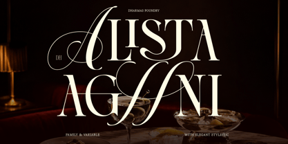 Dh Alista Aghni Font Poster 1