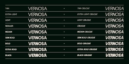 Vernosa Variable Font Poster 9