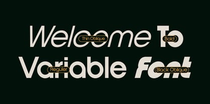 Vernosa Variable Font Poster 3