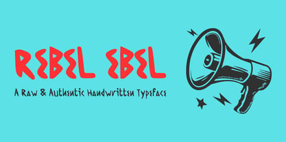 Rebel Ebel Font Poster 1