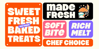 Pastry Bites Font Poster 2
