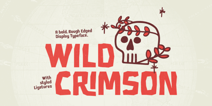 Wild Crimson Font Poster 1