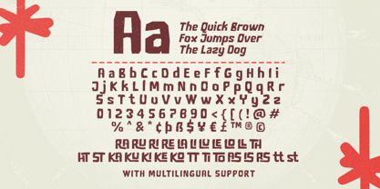 Wild Crimson Font Poster 9