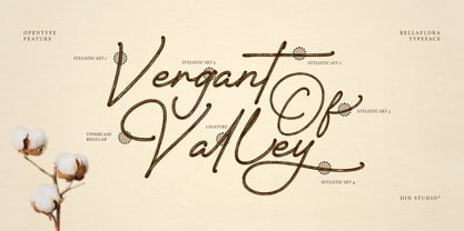 Bellaflora Font Poster 8