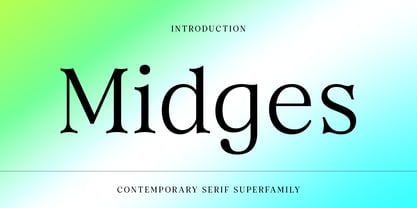 Midges Font Poster 1