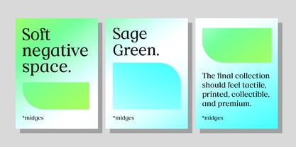 Midges Font Poster 2