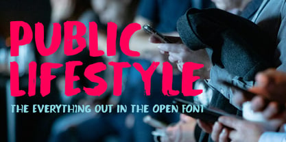 Public Lifestyle Pro Font Poster 1