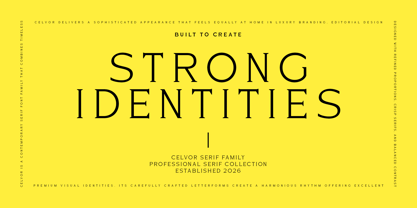 Celvor Edition Font Poster 9