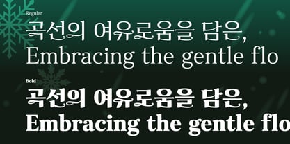Yoon Joulu Font Poster 2