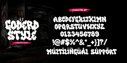 Goderd Style Font Poster 2