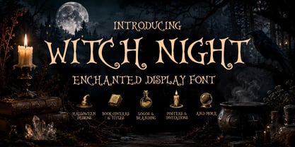 Witch Night Font Poster 1