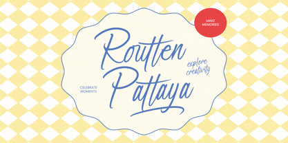 Routten Pattaya Font Poster 1