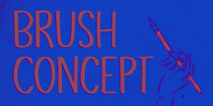 Brush Concept Pro Font Poster 1