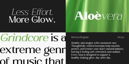 Relvora Font Poster 2
