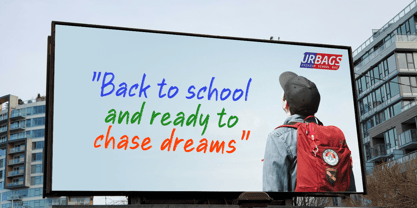 Chucky Chalk Font Poster 2