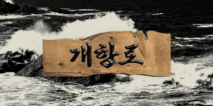 Yoon Gaehangro Font Poster 1