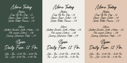Oakrest Charm Font Poster 8