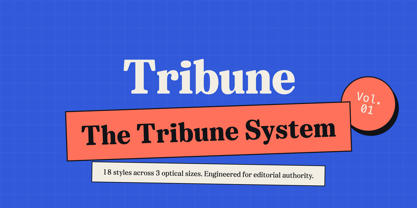 OT Tribune Font Poster 1