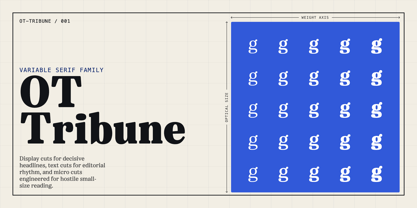 OT Tribune Font Poster 7