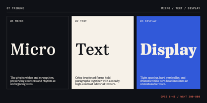 OT Tribune Font Poster 4