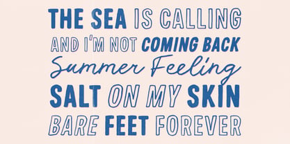 Mango Sunset Font Poster 9