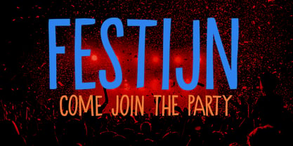Festijn Pro Font Poster 1