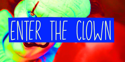Enter The Clown Pro Font Poster 1