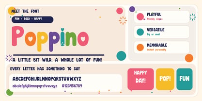 Poppino Font Poster 3