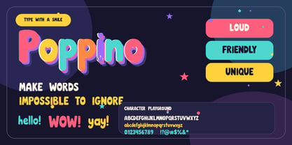 Poppino Font Poster 4