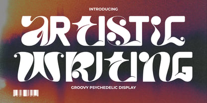 Artistic Writing Font Poster 1