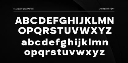 Montreux Font Poster 8