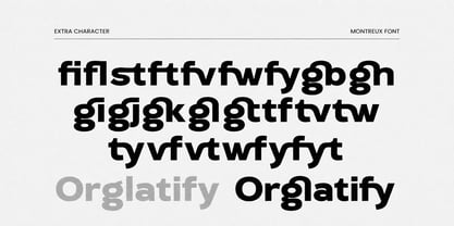 Montreux Font Poster 7