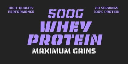 Lokoxi Stencil Pro Font Poster 3
