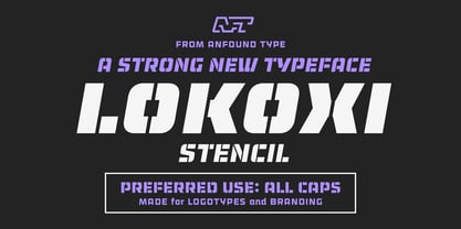 Lokoxi Stencil Pro Font Poster 1