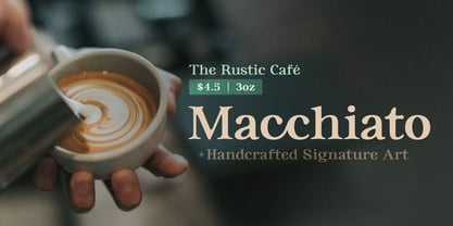 Coffee Hour Font Poster 2