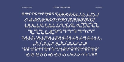 Royale Monalisa Font Poster 8