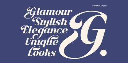 Royale Monalisa Font Poster 5
