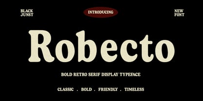 Robecto Font Poster 1