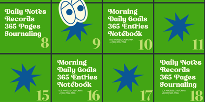 Journal Society Font Poster 3